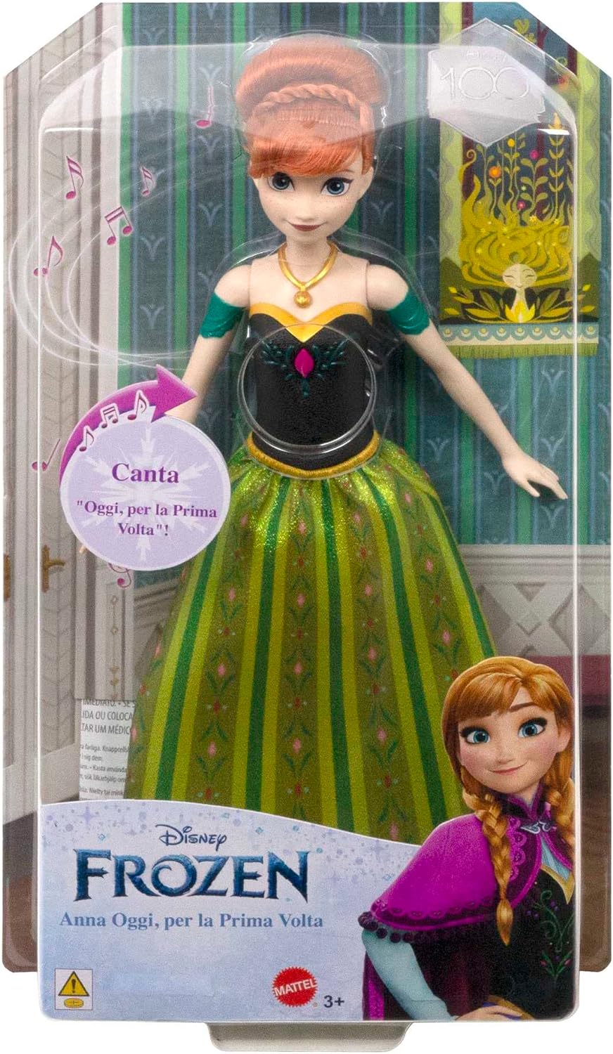 Frozen Disney Anna Heute, zum ersten Mal, Puppe mit exklusivem Look, singt Heute, zum ersten Mal aus