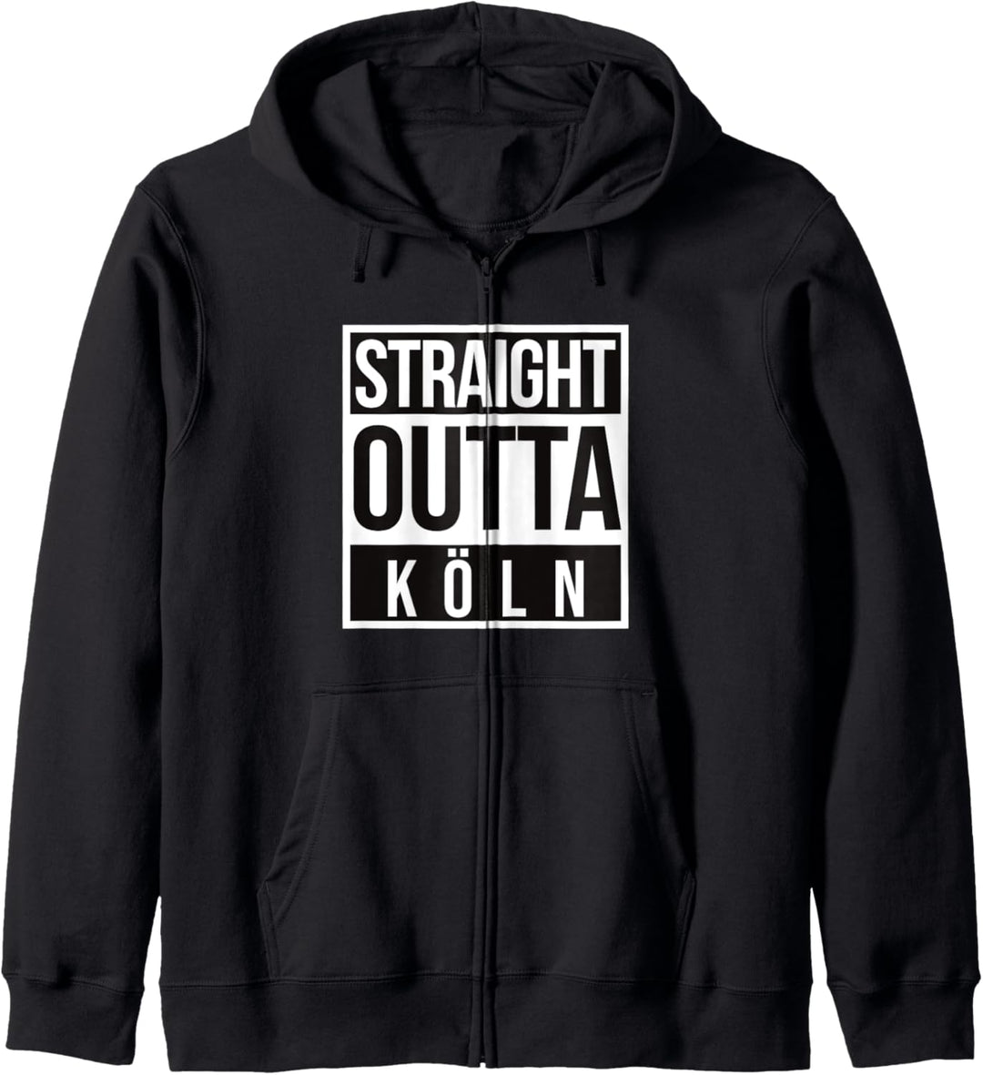 Straight Outta Köln Kapuzenjacke
