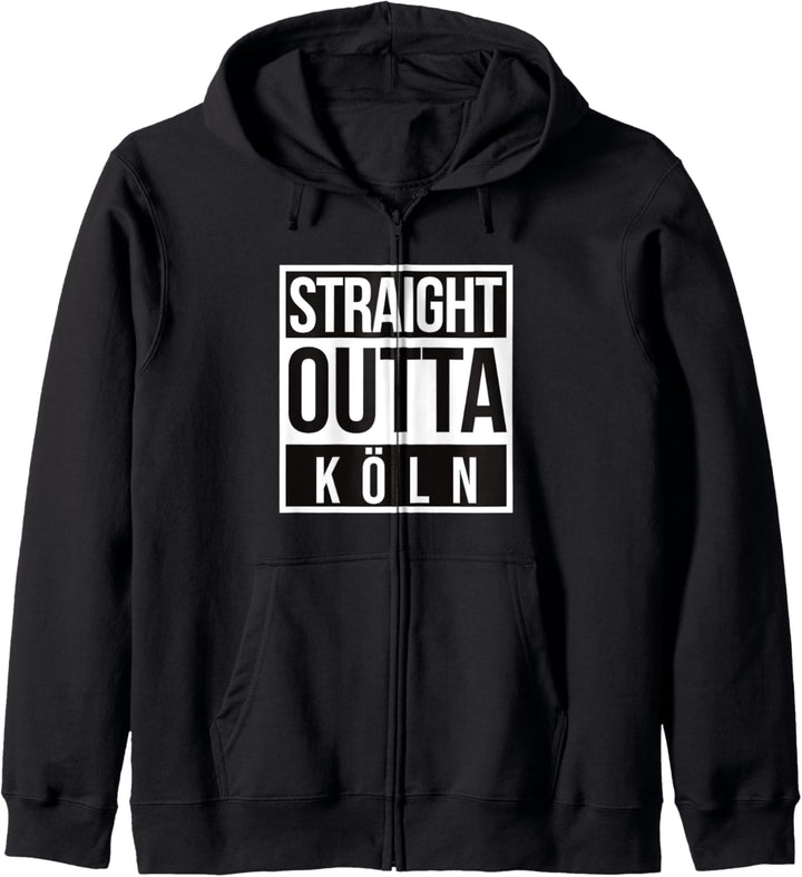Straight Outta Köln Kapuzenjacke