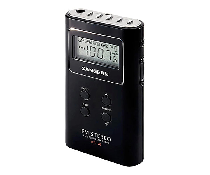 Sangean DT-120 Tragbares radio, Tischenradio, digitales Taschenradio - Weiss, Weiss