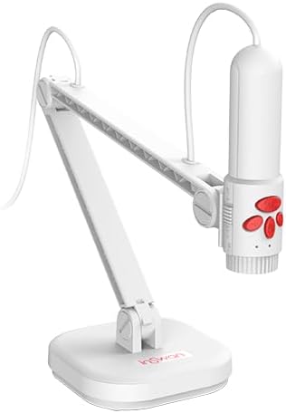 INSWAN INS-3 Abnehmbare USB-Dokumentenkamera für Lehrer und Visualizer mit eingebautem Mikrofon, Lic