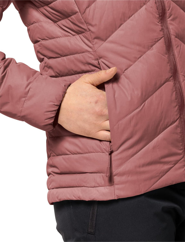 Jack Wolfskin Damen Tundra Down Hoody W Daunenjacke S blush powder, S blush powder