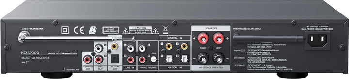 KENWOOD KR-W8000SCD - Smart HiFi-CD Receiver mit 3,2" TFT, 60 W RMS, WiFi Internetradio, DAB+, UKW,