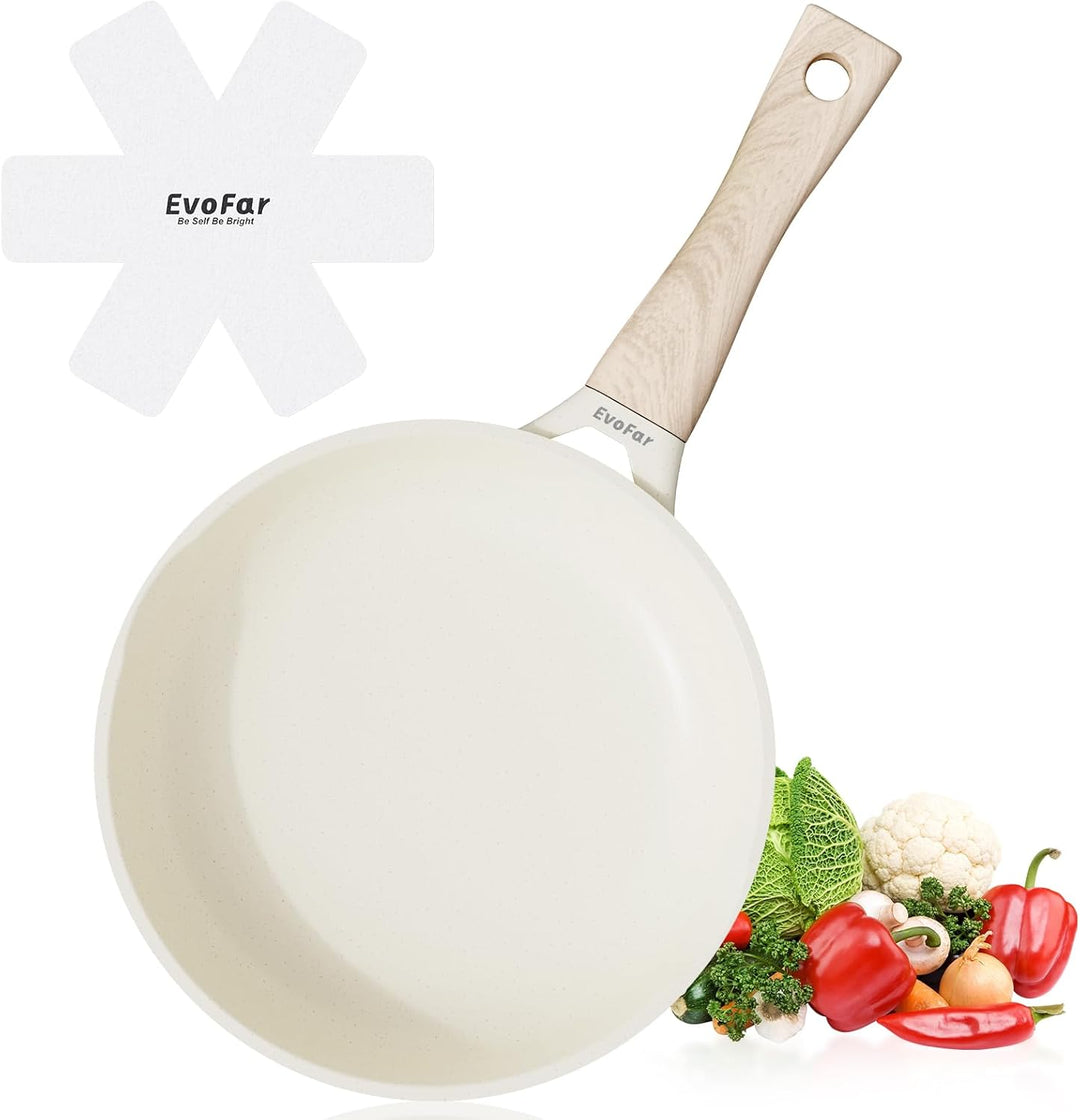 Keramik Pfanne 20cm Antihaft Beschichtet, Bratpfanne Induktion, Omelette Pfanne, Cooking Frying Pan,