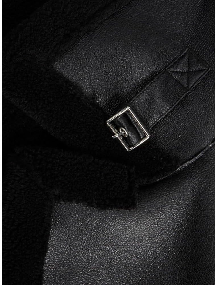JACK &amp; JONES Damen Jxlee Aviator Faux Shearling JKT OTW Sn Jacke XS Schwarz, XS Schwarz