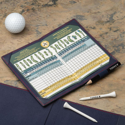 TORRO Golf Scorekartenhalter und Yardage-Buch-Cover – Echteder Golf Scorekarte und Yardage Wallet mi