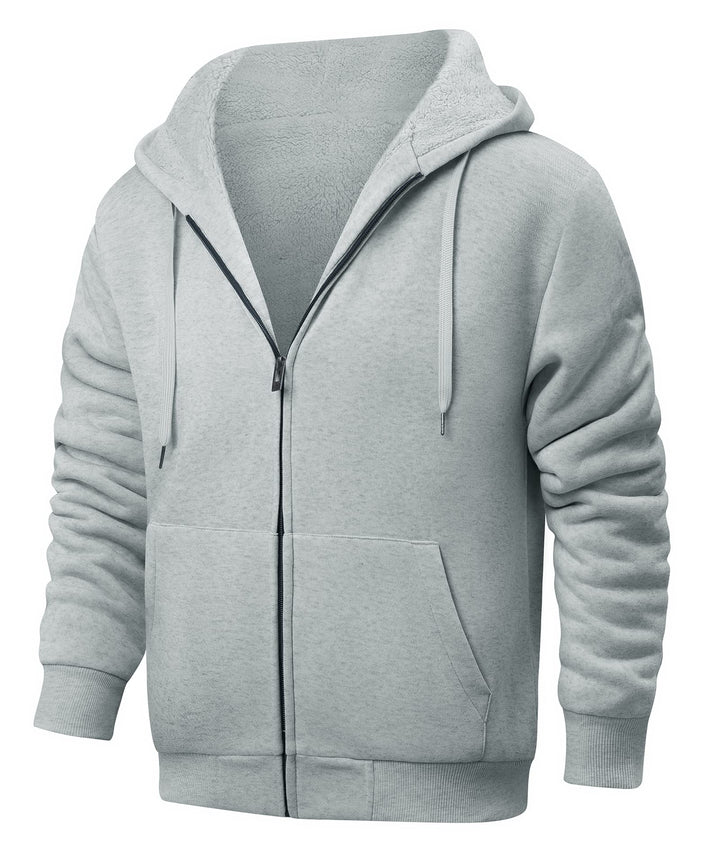 igeekwell Herren Hoodie, Herren Reissverschluss Kapuzenpullover Kapuze Casual Sweatshirt Classic Far
