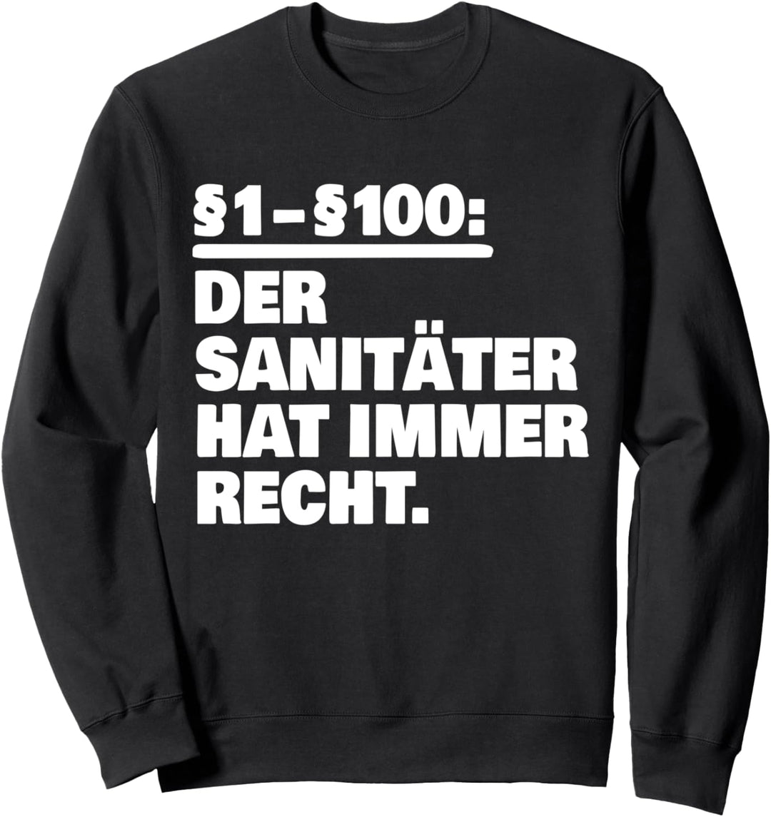 Sanitäter Sweatshirt