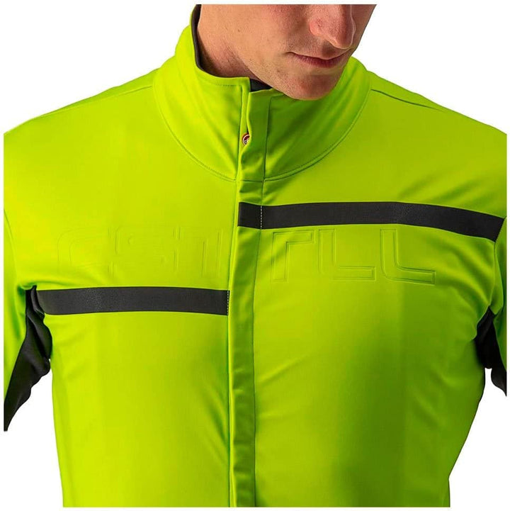 Castelli Herren Transition 2 Jacket Jacket M ELECTRIC LIME/DARK GRAY-BLACK, M ELECTRIC LIME/DARK GRA