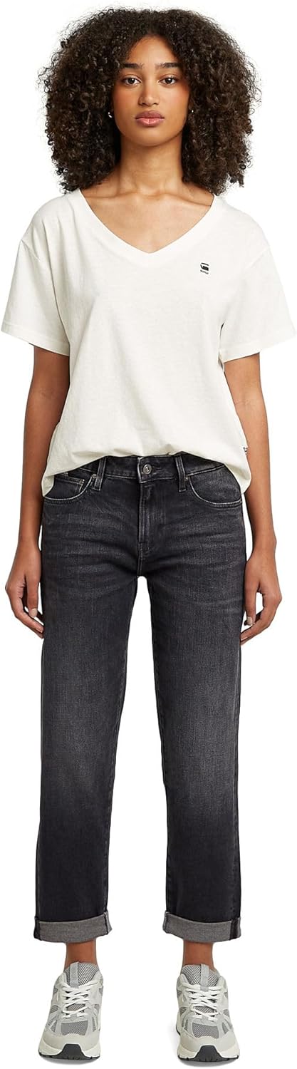 G-STAR RAW Damen Kate Boyfriend Jeans 23W / 28L Grau (Vintage Basalt D15264-c293-b168), 23W / 28L Gr