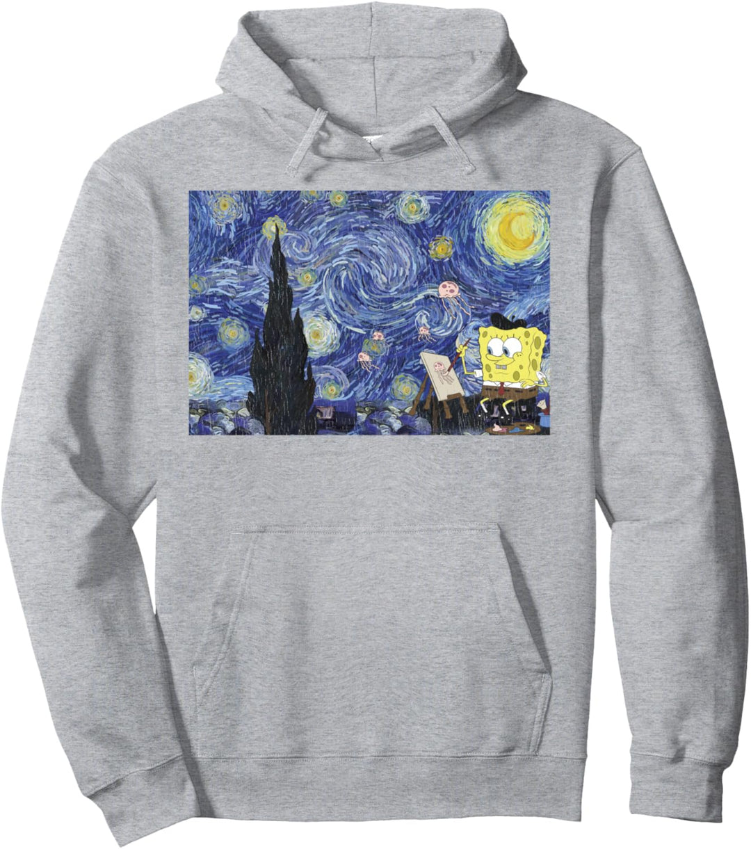 SpongeBob SquarePants Starry Night Painting Pullover Hoodie