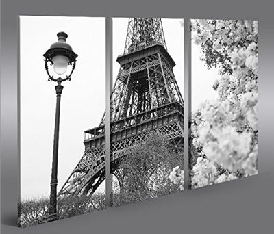 islandburner Bild Bilder auf Leinwand Eiffelturm V6 Paris 3p XXL Poster Leinwandbild Wandbild Dekoar