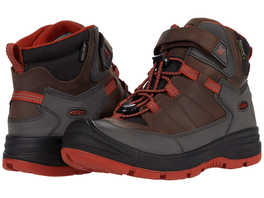 KEEN Unisex Kinder Redwood Mid Wp-c Wanderstiefel, 27/28 EU Coffee Bean Picante