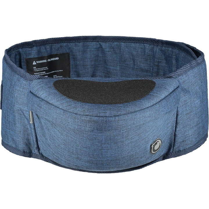 Hippychick Hipseat Babytragetasche, leicht, verstellbar, für 6–36 Monate, Jeansblau denim-blau, deni