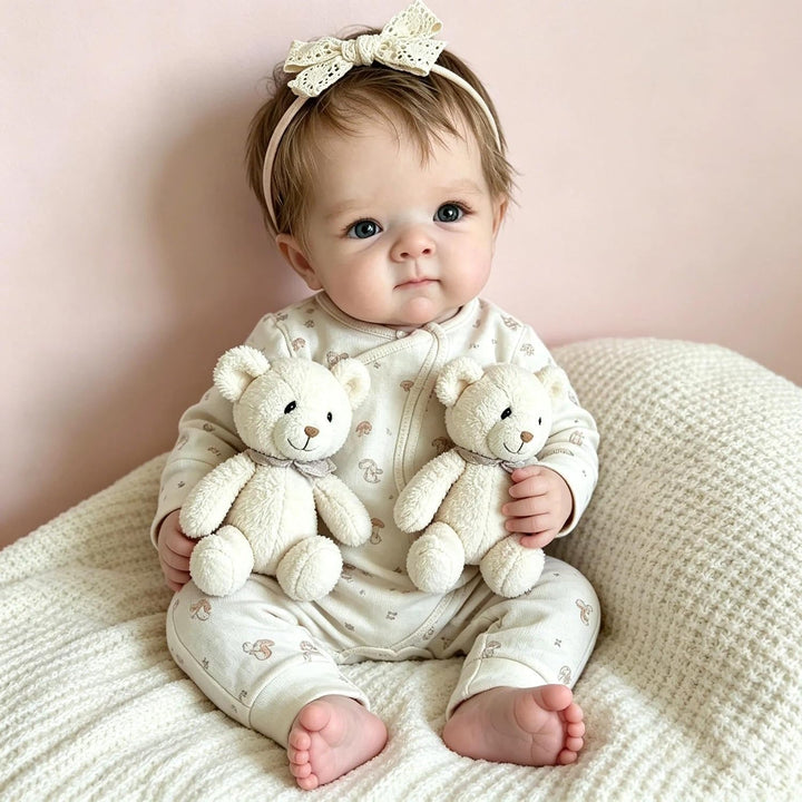 Zero Pam Bebe Reborn Mädchen 45 cm Reborn Realistische Puppe Reborn Mädchen schwarz afrikanisch schl