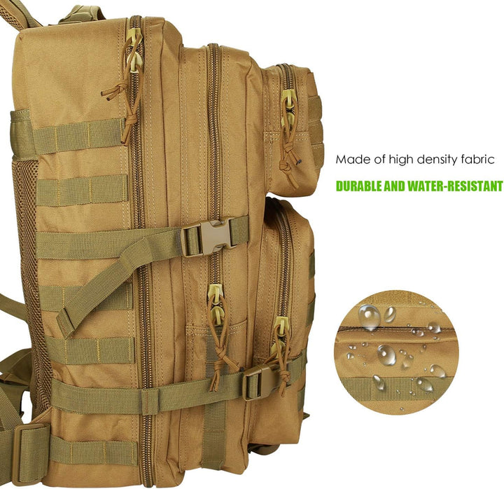 ProCase 40L Militär Taktische Rucksack, Grosse Kapazität 3 Tage Armee Assault Pack Bag Go Bag Rucksa