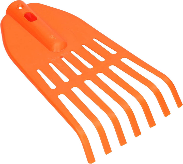 KOTARBAU® Fächerbesen 7 Zinken aus Kunsstoff mit Aluminiumstiel Aluminiumstiel 7 Zinken, Aluminiumst