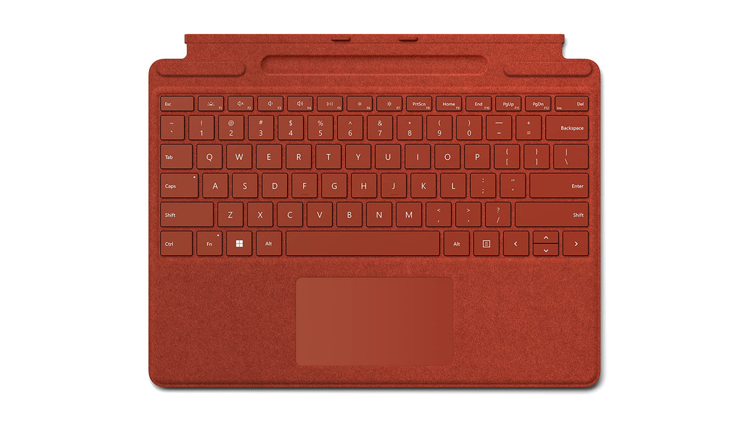 Microsoft Surface Pro 8 / 9 / X Signature Keyboard Mohnrot Mohnrot Keyboard Single, Mohnrot Keyboard