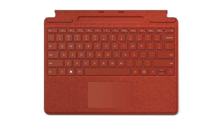 Microsoft Surface Pro 8 / 9 / X Signature Keyboard Mohnrot Mohnrot Keyboard Single, Mohnrot Keyboard