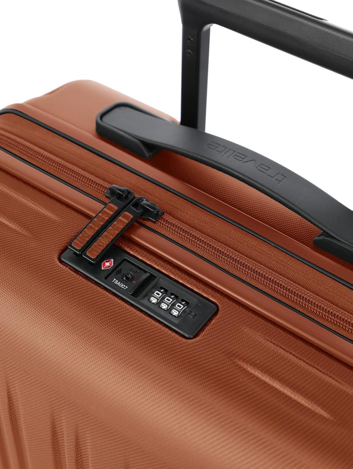 Travelite DYNAMIIC Koffer L erweiterbar, grosser Reisekoffer 76x51x31 cm, ABS Hartschale, TSA-Schlos