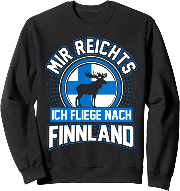 Finnland Sommerurlaub Reise Urlaub Sommer Skandinavien Sweatshirt