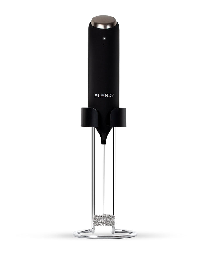 Wiederaufladbarer Hand Milchaufschäumer Stab, Aufschäumer Stab mit USB-C Ladehalterung, Mini Milchau
