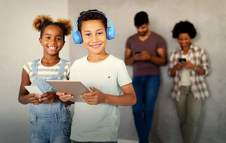 Motorola Sound Moto JR300 Bluetooth Kinder Kopfhörer mit Mikrofon – Leichter Over Ear für,Lautstärke