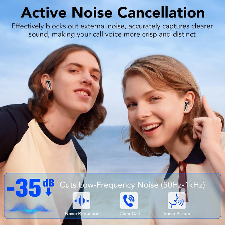 2026 Neu Bluetooth Kopfhörer, In Ear Kopfhörer Kabellos Bluetooth 5.4, 4 ENC Noise Cancelling Mic mi
