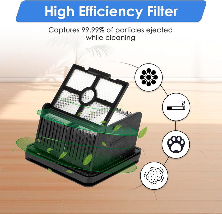 (3 Stück) H15 Pro Ersatz-Bürstenwalzen und HEPA-Filter Kompatibel mit Dreame H15 Pro/ H15 Mix/ H12 P