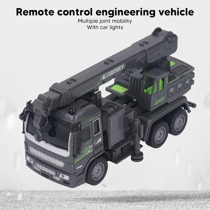 Srliya 1:32 RC-Kran Hochsimulation Bewegliches Gelenkferngesteuertes Kranmodell mit Leichter Mädchen