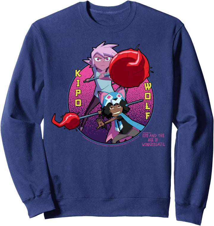 Kipo And The Age Of Wonderbeasts Kipo & Wolf Sweatshirt