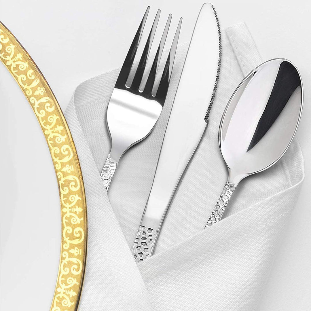 Besteck Set, HaWare 30-teilig Besteckset Edelstahl Essbesteck für 6 Personen mit Messer Gabel Löffel