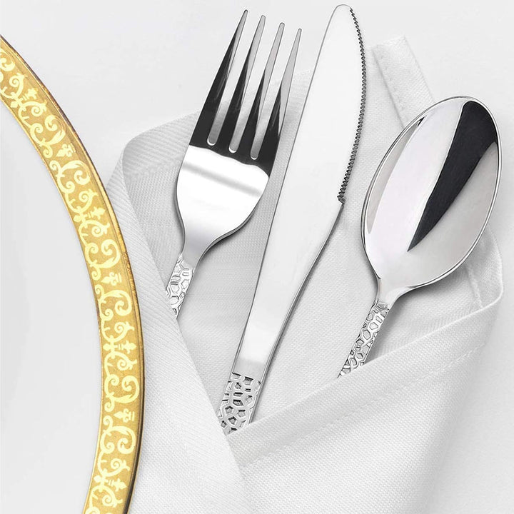 Besteck Set, HaWare 30-teilig Besteckset Edelstahl Essbesteck für 6 Personen mit Messer Gabel Löffel