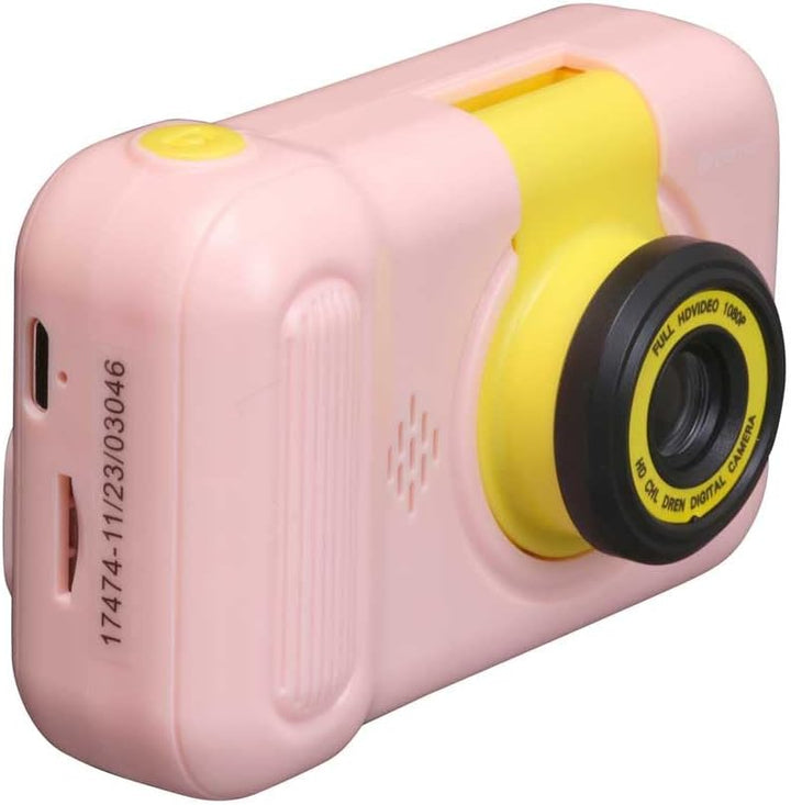 Denver KCA-1351RO Rose Kinderkamera - 40 MP, Flip-Objektiv für Selfies, Eingebaute Spiele, 2.4-Zoll
