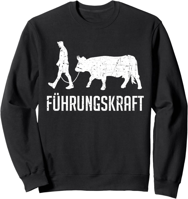 Führungskraft Landwirt Bauer Vieh Landwirtschaft Kuh Bauern Sweatshirt