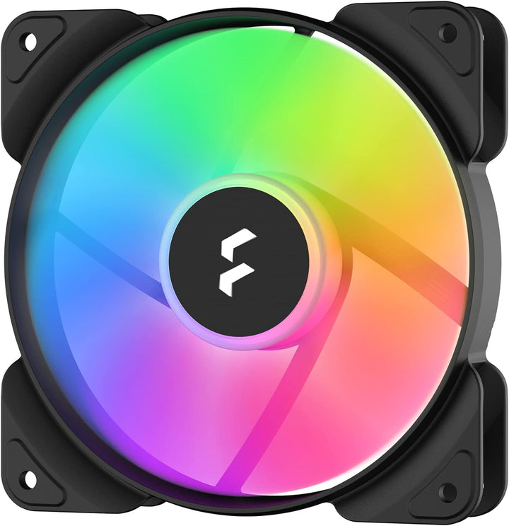 Fractal Design Aspect 12 RGB 120 mm PWM Wide 500-2000 RPM Range Black Frame Computer Fan RGB PWM, RG