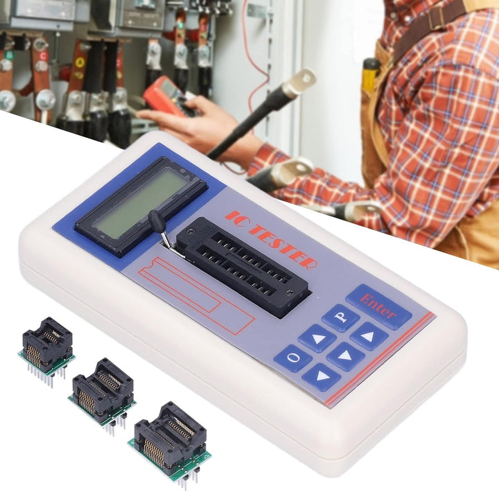 Multifunktionaler Transistortester, TSH-06F IC-Tester für Integrierte Schaltkreise, Wartungstester m