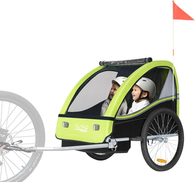 Tiggo VS Kinderanhänger Fahrradanhänger Anhänger Kinderfahrradanhänger 50201 Grün