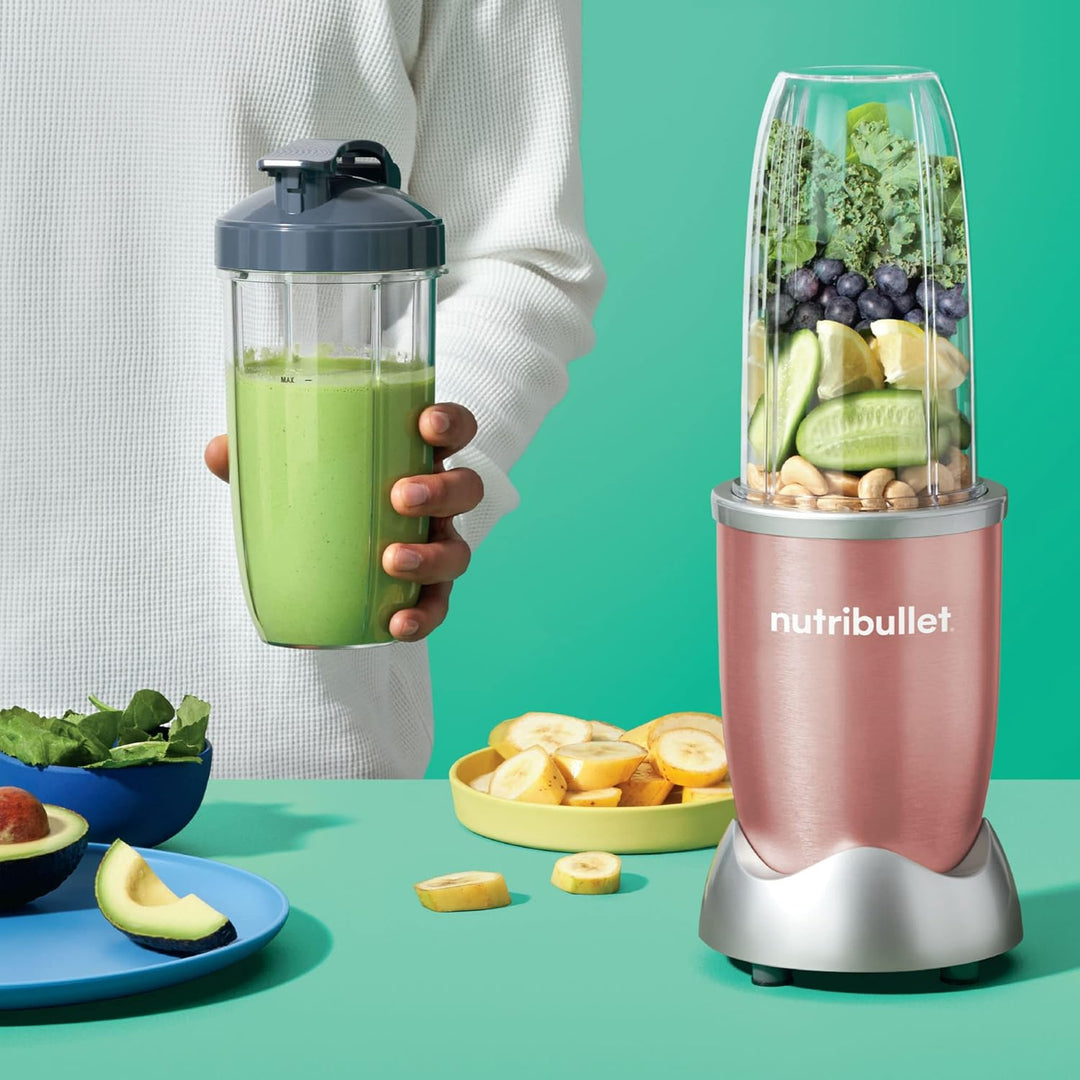 nutribullet Pro, 900 Watt Leistung, Einfach und schnell in der Anwendung, Kompakt, Leicht zu reinige