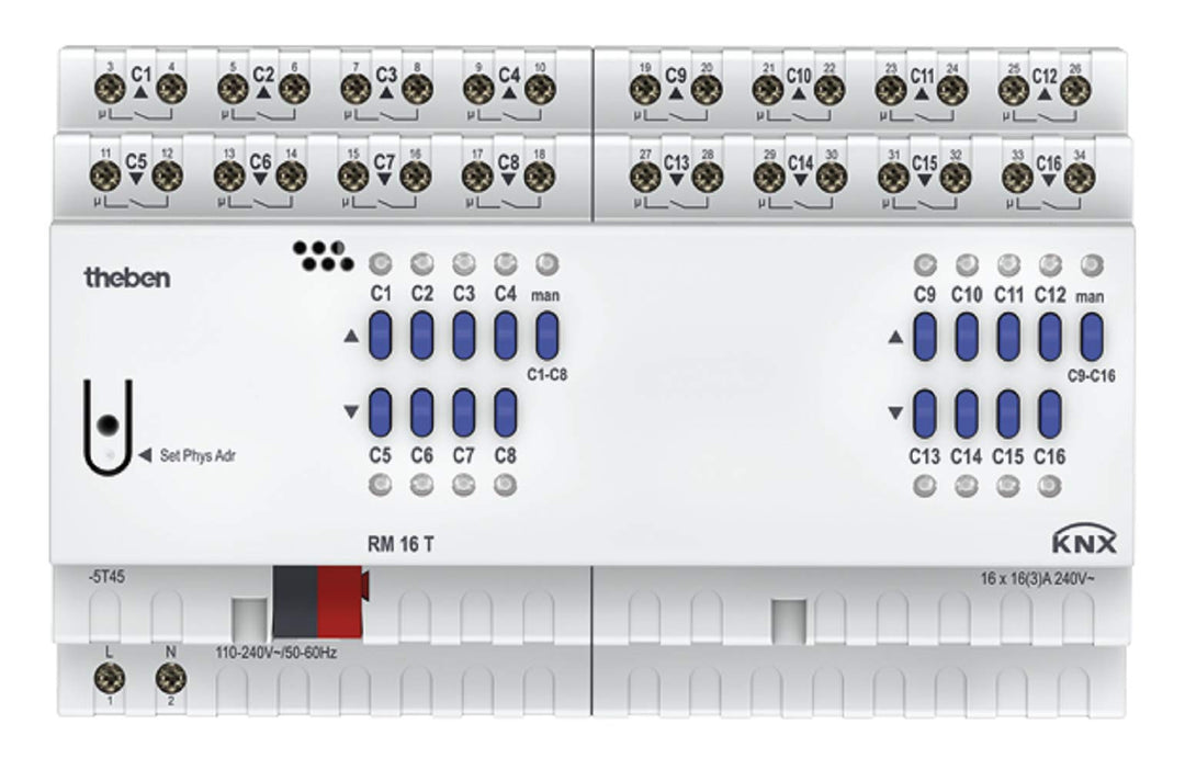 Theben 4940205 Schaltaktor RM 16 T KNX