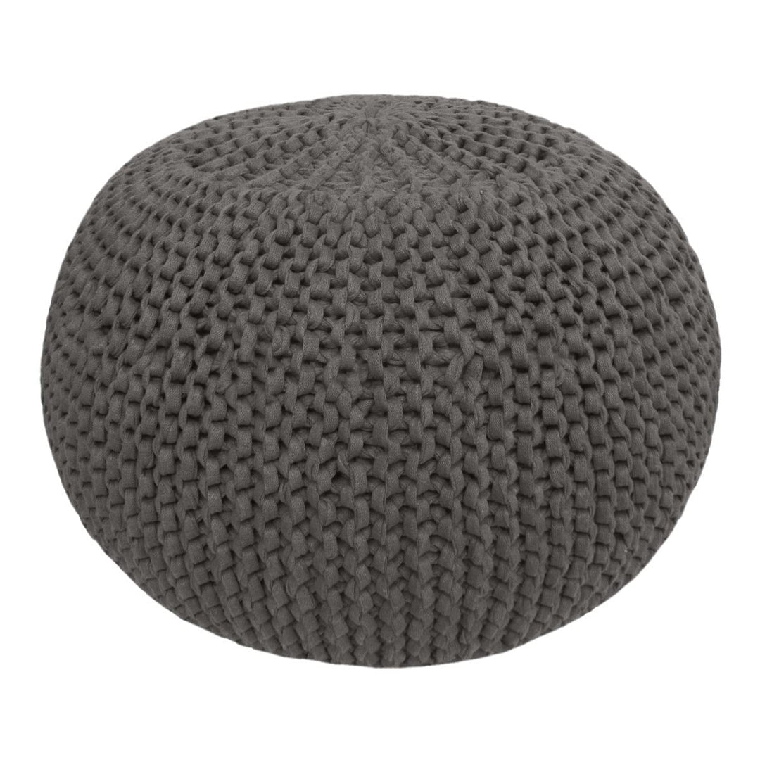 DIY Häkel & Strick Set Zpagetti Pouf Smokey Antracite Anthrazit, Anthrazit