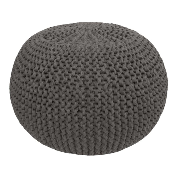 DIY Häkel & Strick Set Zpagetti Pouf Smokey Antracite Anthrazit, Anthrazit