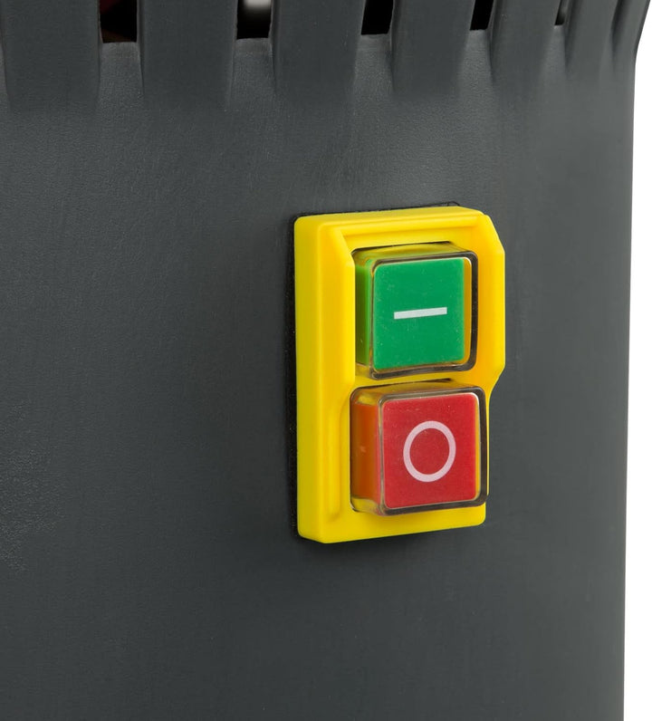 EBERTH Elektrische Getreidemühle mit 60L Eimer, 1300 Watt Elektromotor, 13L Einfülltrichter, 400 kg/