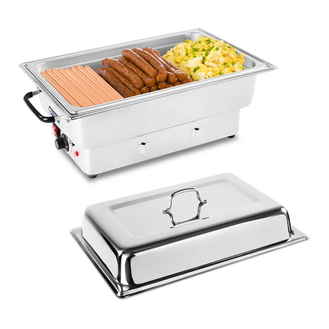 Royal Catering RCCD-1/1-100-ES-E Chafing Dish Warmhaltebehälter Speisewärmer Elektrisch (1600 W, 30-
