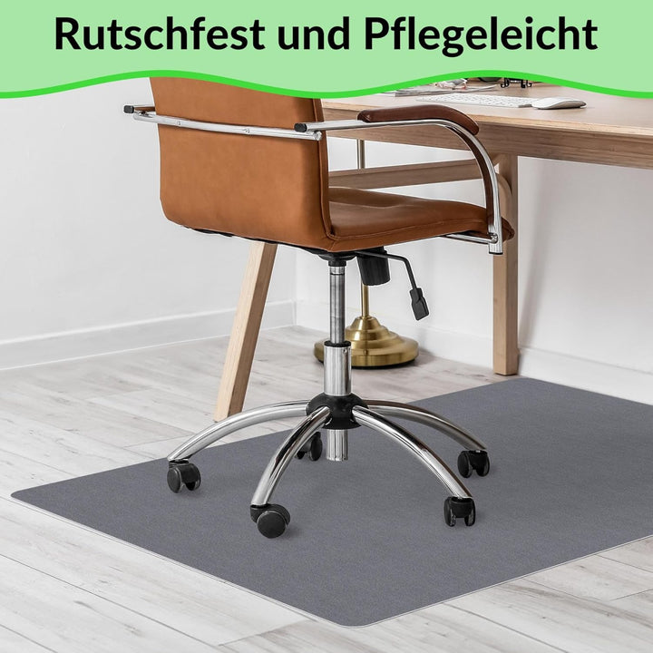 ANRO Bodenschutzmatte Bürostuhl Unterlage Schreibtischstuhl Unterlage Bürostuhl Teppich rutschfeste