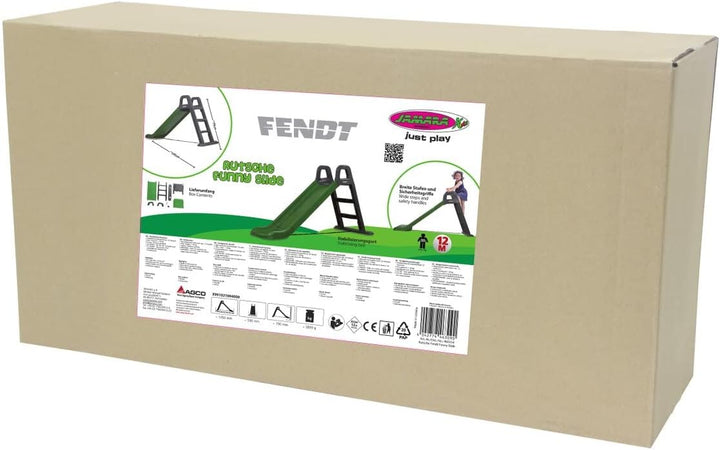 JAMARA 460354 - Fendt Rutsche - aus robustem Kunststoff, Rutschauslauf für sanfte Landungen, breite