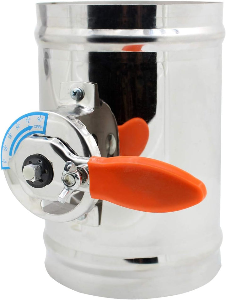 Drosselklappe lüftung ø 80 100 125 150 200 250 300 350 400mm belüftungsventil (Durchmesser 80mm), Du