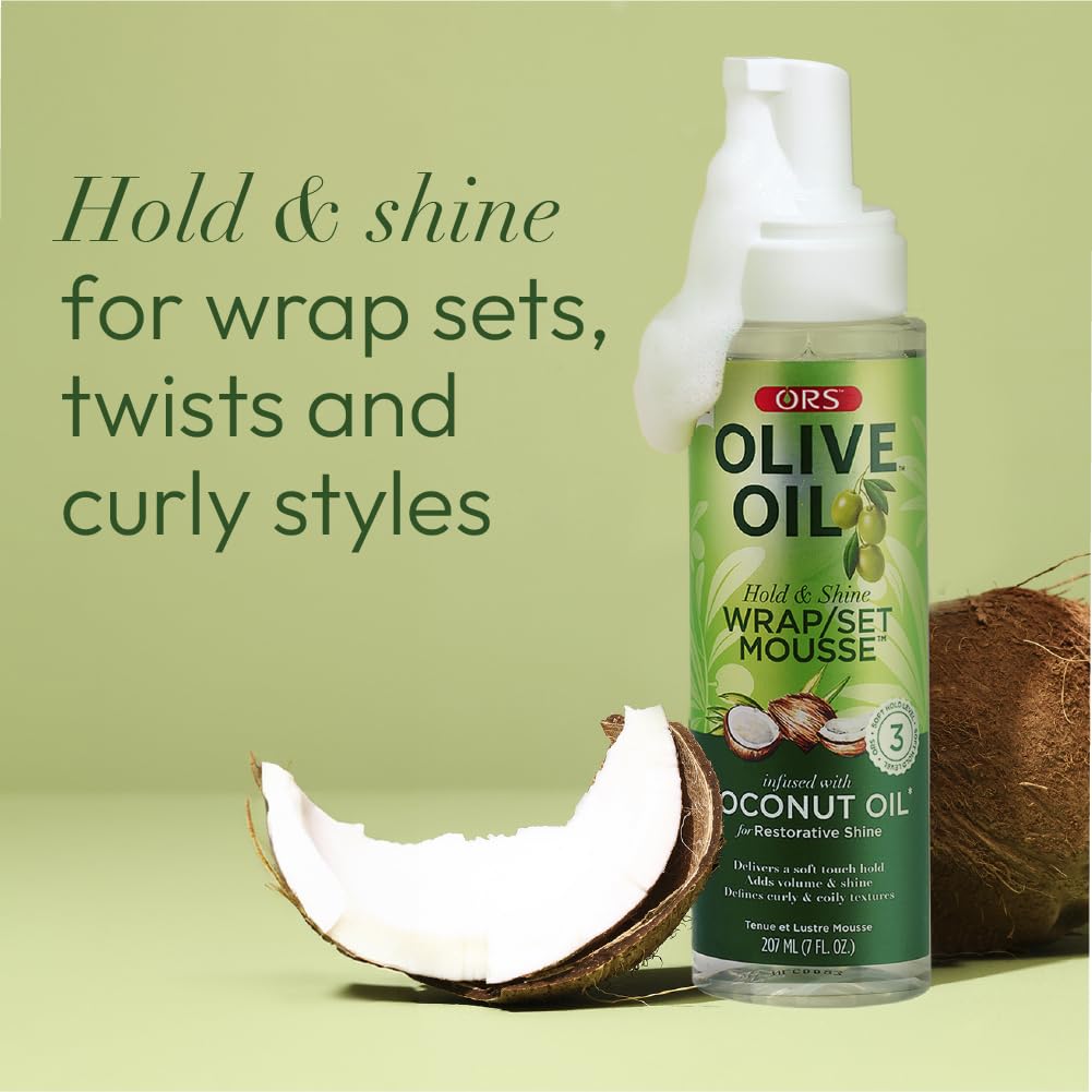 Ors Mousse Wrap/ Set 7oz (3 Pack) by Organic Root (ORS)