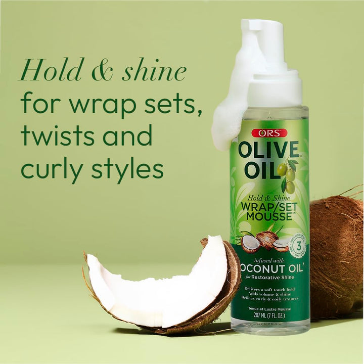 Ors Mousse Wrap/ Set 7oz (3 Pack) by Organic Root (ORS)