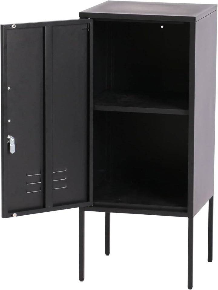 [en.casa] Nachtschrank Hausjärvi Nachttisch 82 x 35 x 35 cm Nachtkästchen Beistelltisch mit 1 Tür Me